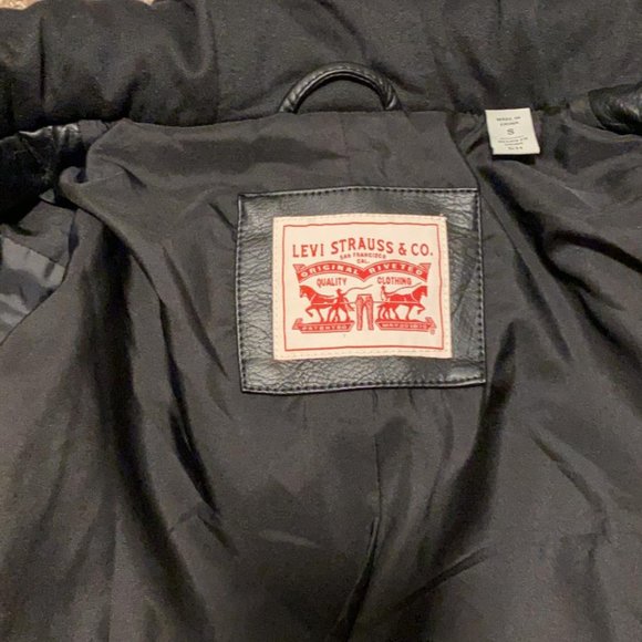 Levi's Faux Leather Hooded - Picture 4 of 4